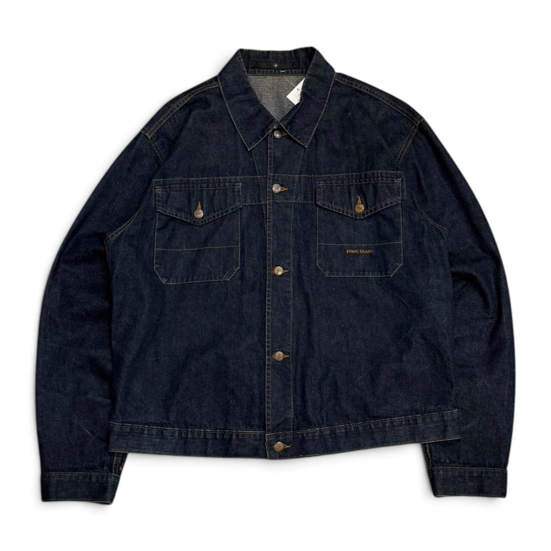 01 Stone Island Denims Button Up Jacket (L)