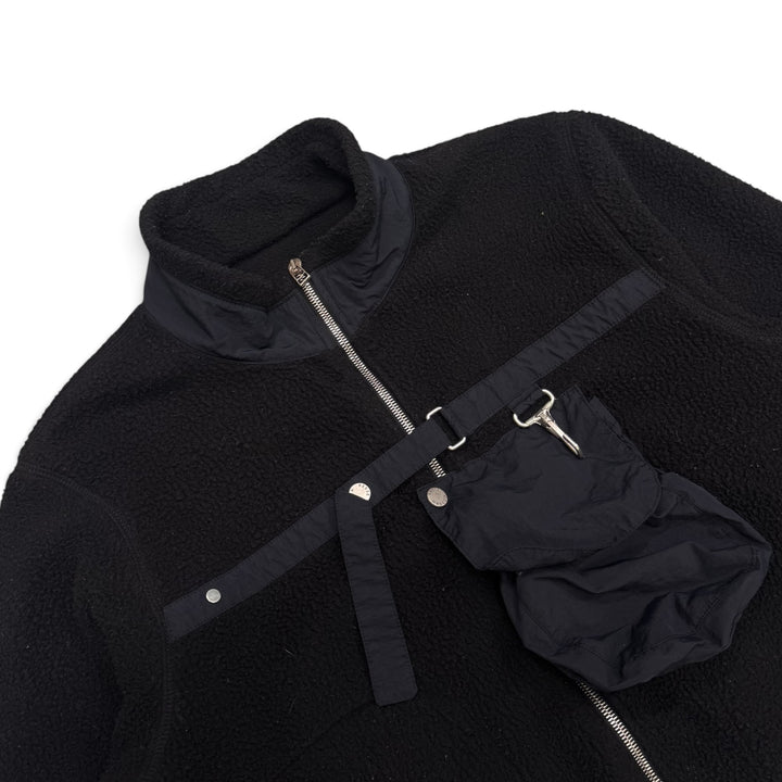 Reese Cooper Black Deep Pile Zip Up Utility Fleece (M)