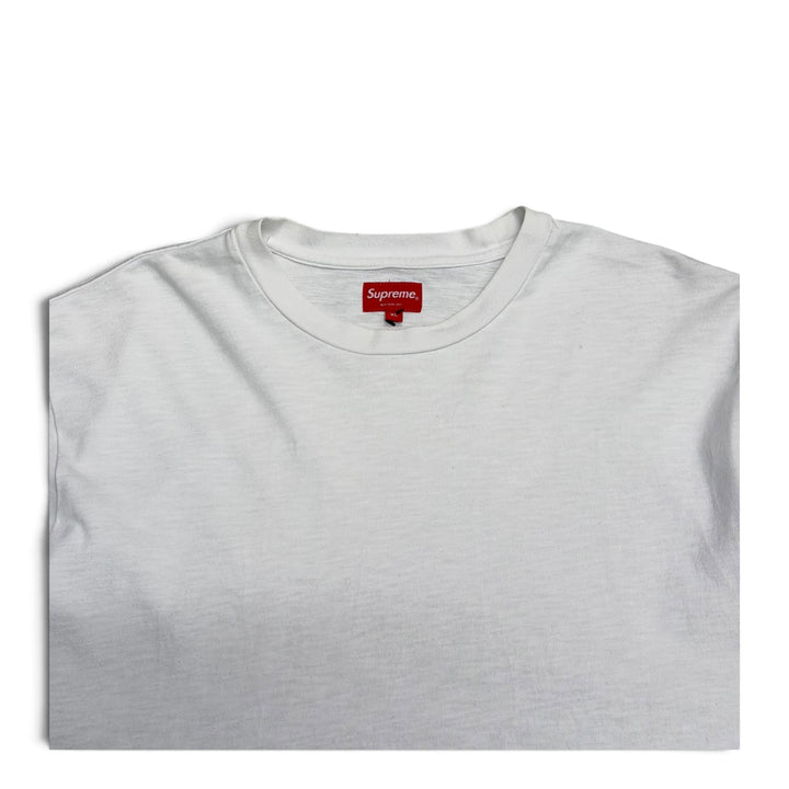 Supreme Contrast Applique T shirt White (XL)