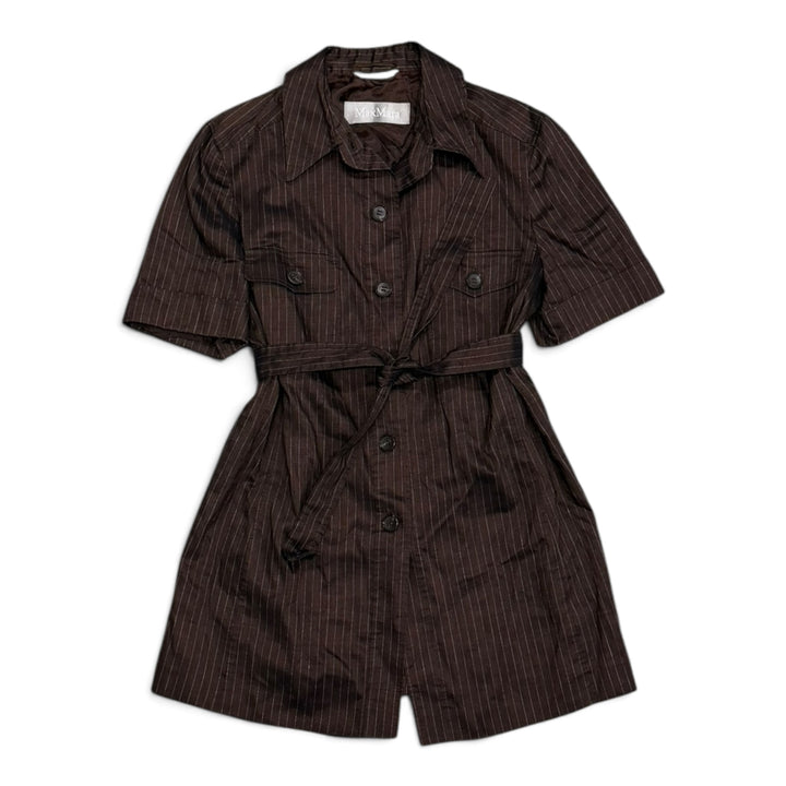 Max Mara Pianoforte Pure Silk Polkadot Dress Black (M)