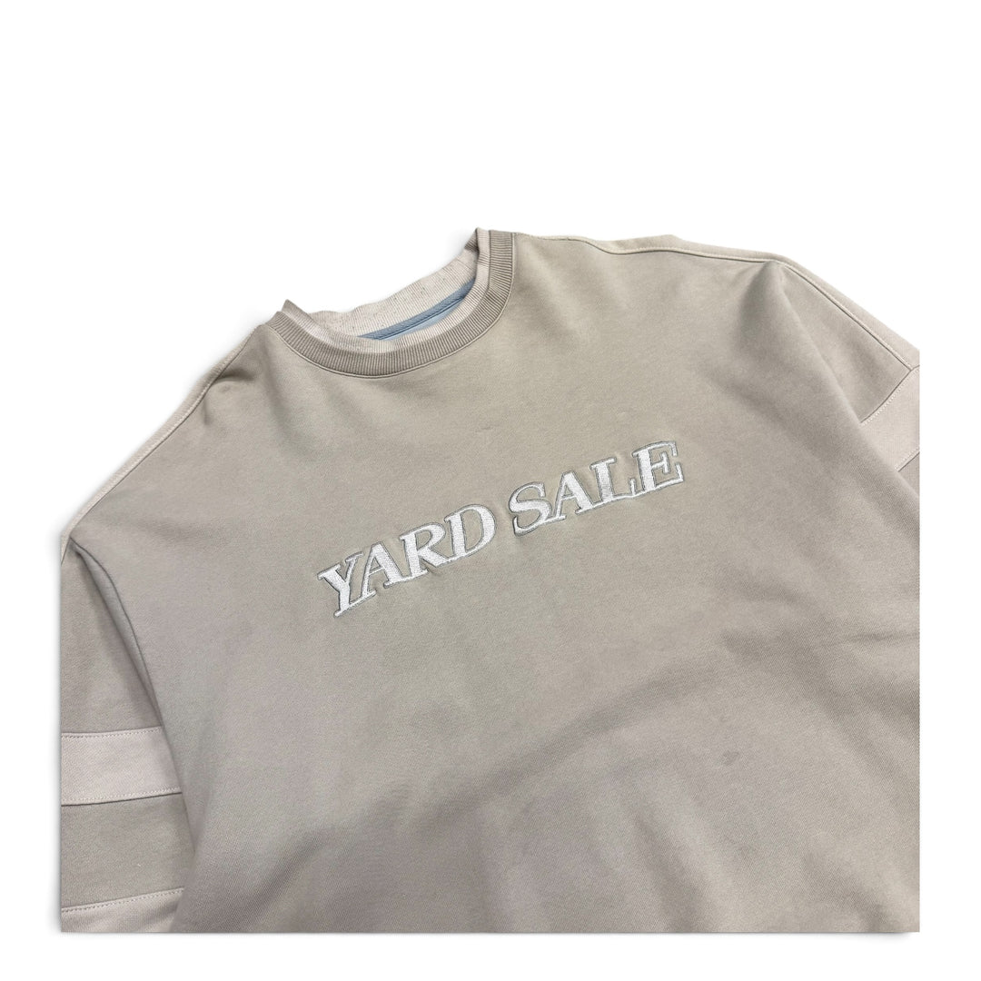 Yard Sale Crew Neck Sweatshirt Beige (XL)