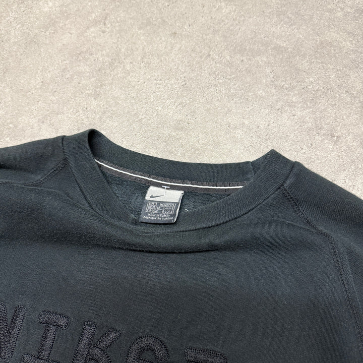 Vintage Nike Black Spell Out Sweatshirt (S)