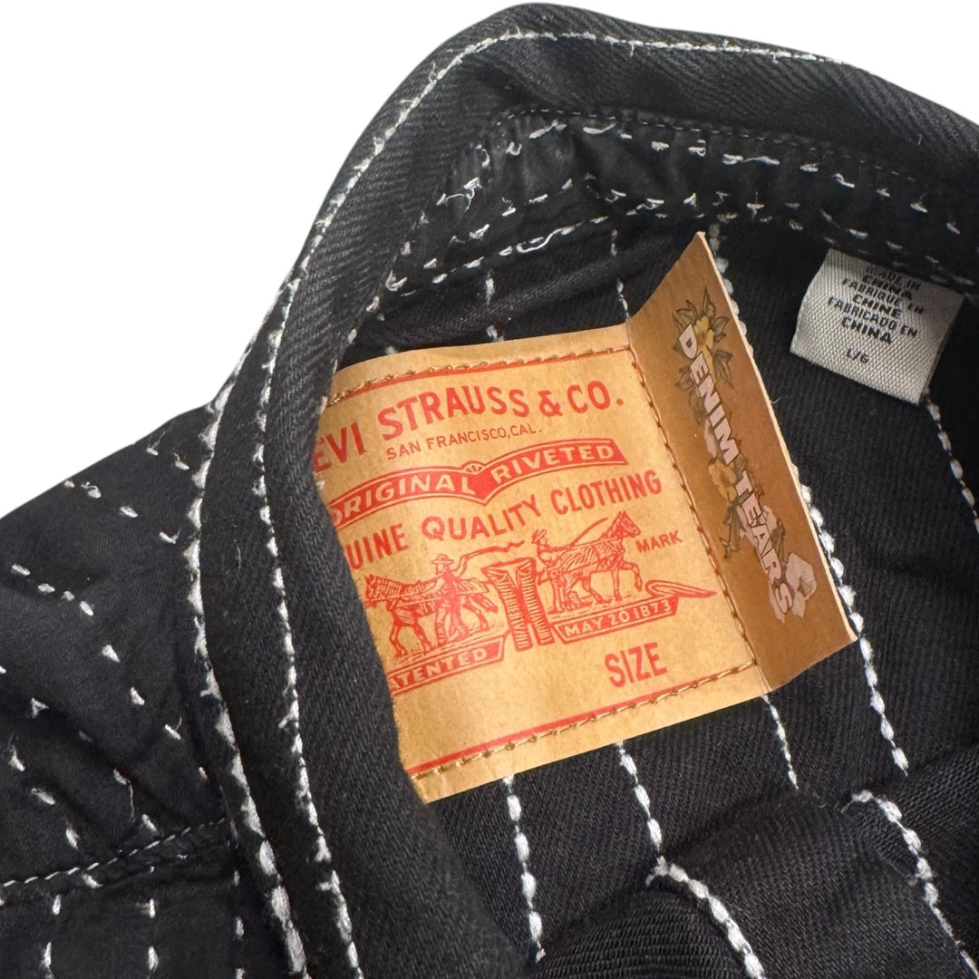 Levi’s x Denim Tears Black Embroidered Shirt Jacket (L)