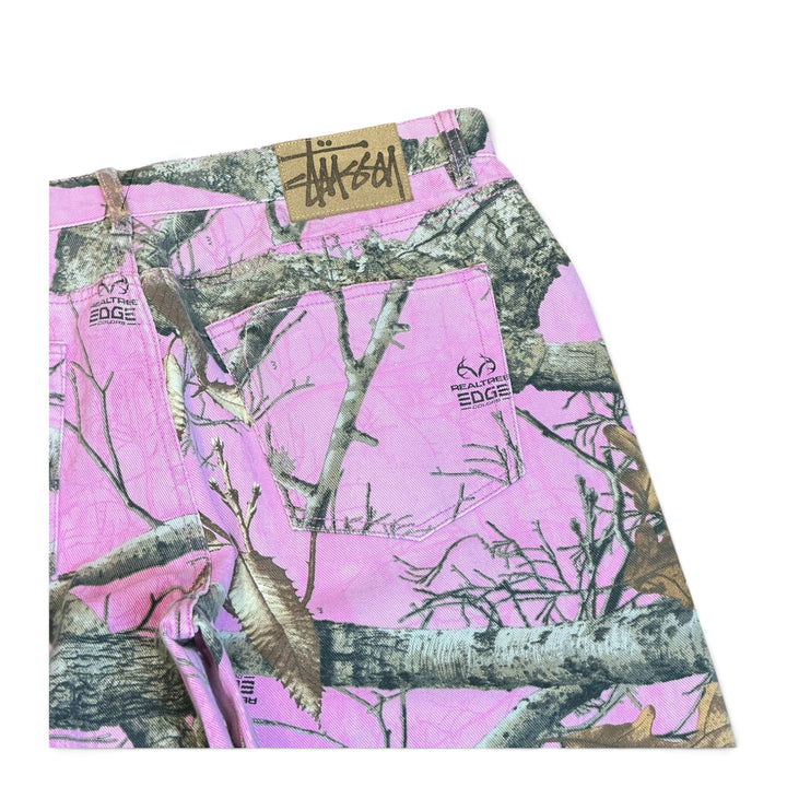 Stussy Big Ol Jeans Real Tree Pink Camo Denim Trousers (32)