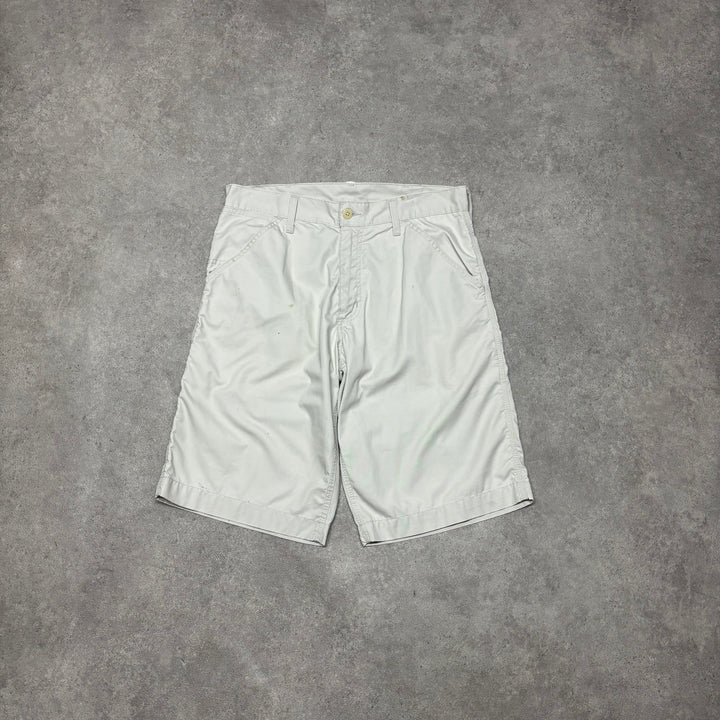 Vintage Carhartt Cream Shorts (34)