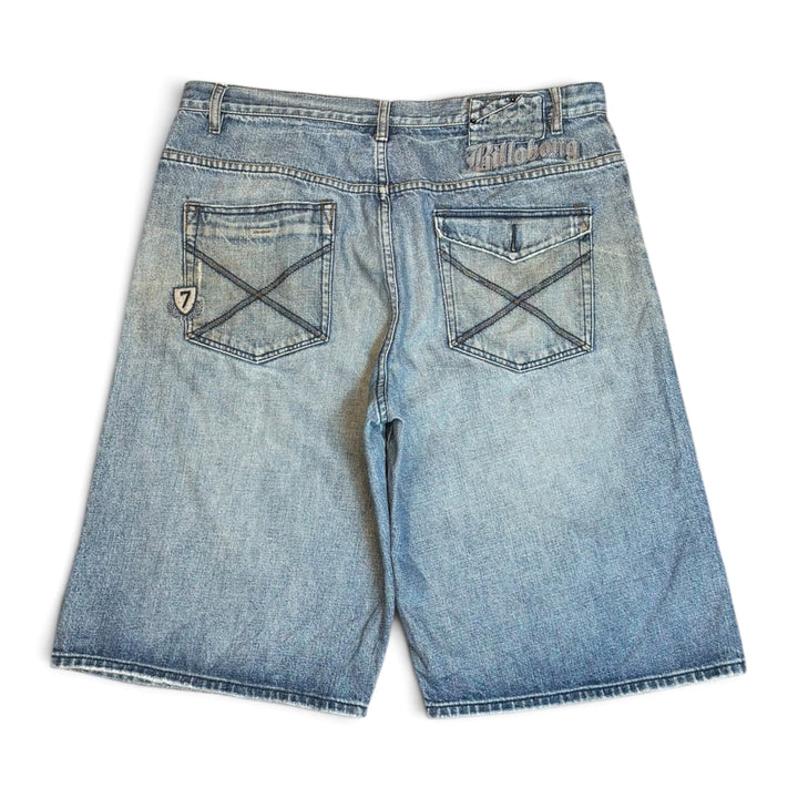 Vintage Billabong Light Blue Washed Denim Shorts (36)