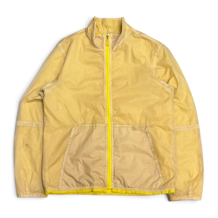 Early 00’s Vintage Diesel Pastel Yellow Technical Zip-Up Jacket (Women’s Medium)