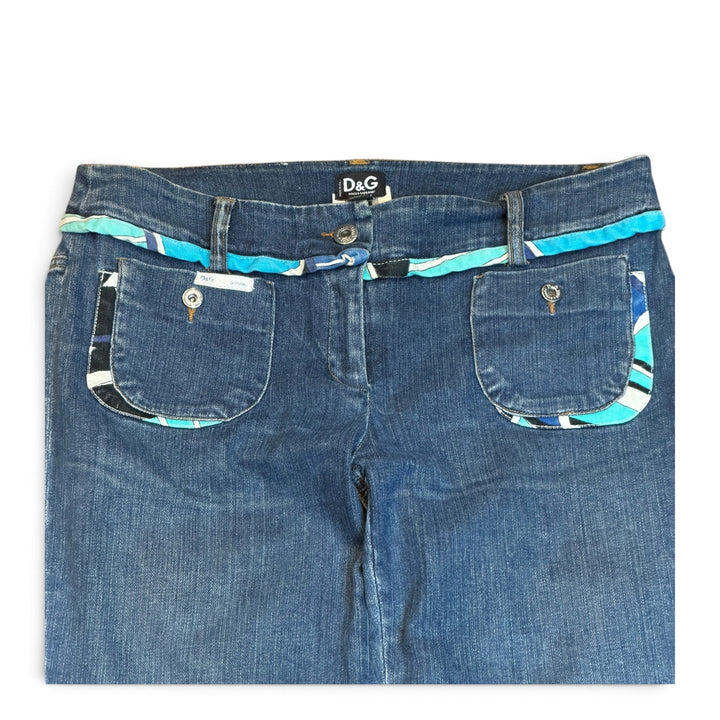 Vintage Dolce & Gabbanna Blue Denim Trousers (28)