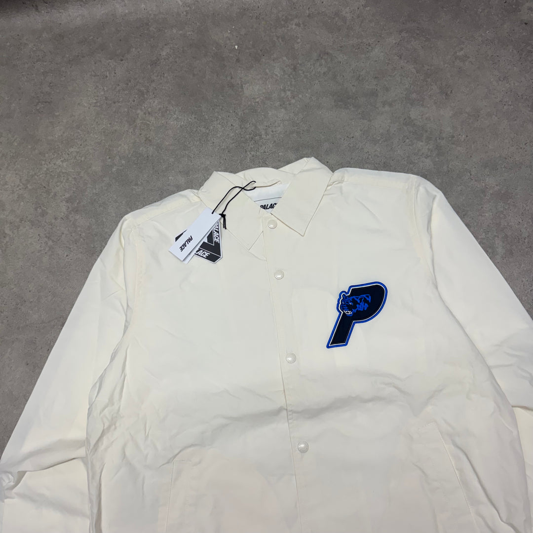 Palace Cream Panther Coach Jacket (L)