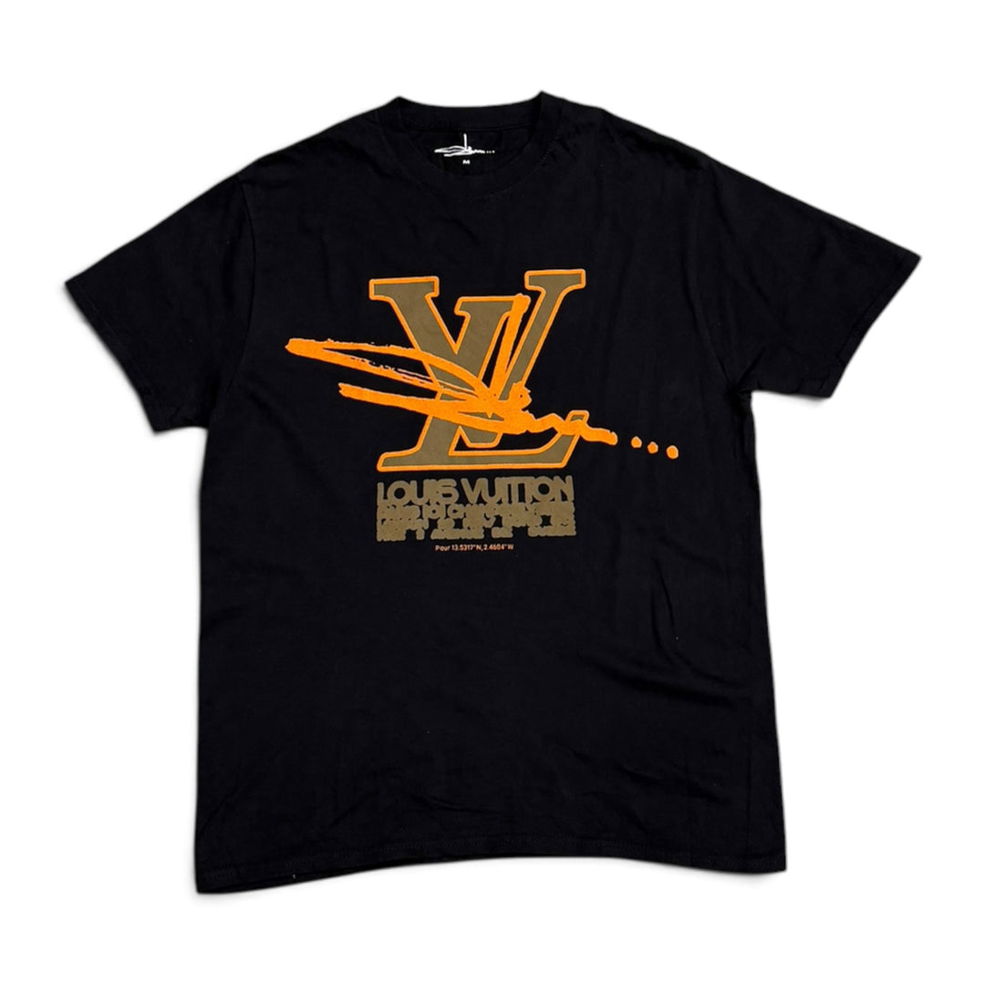 Slawn LV Graphic T shirt Black (M)