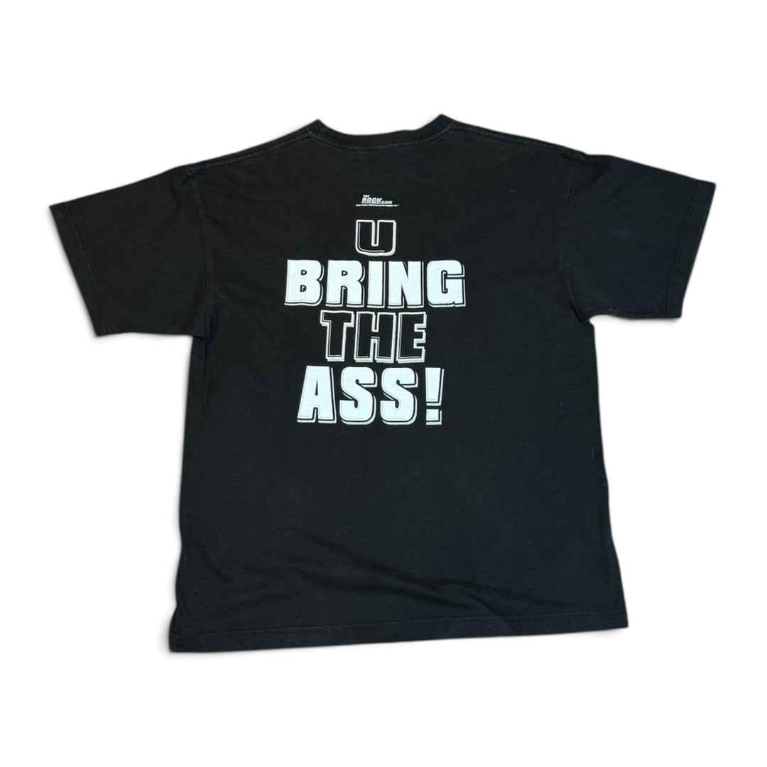 Vintage WWE 'We Bring The Whuppin' Black Graphic T-Shirt (M)