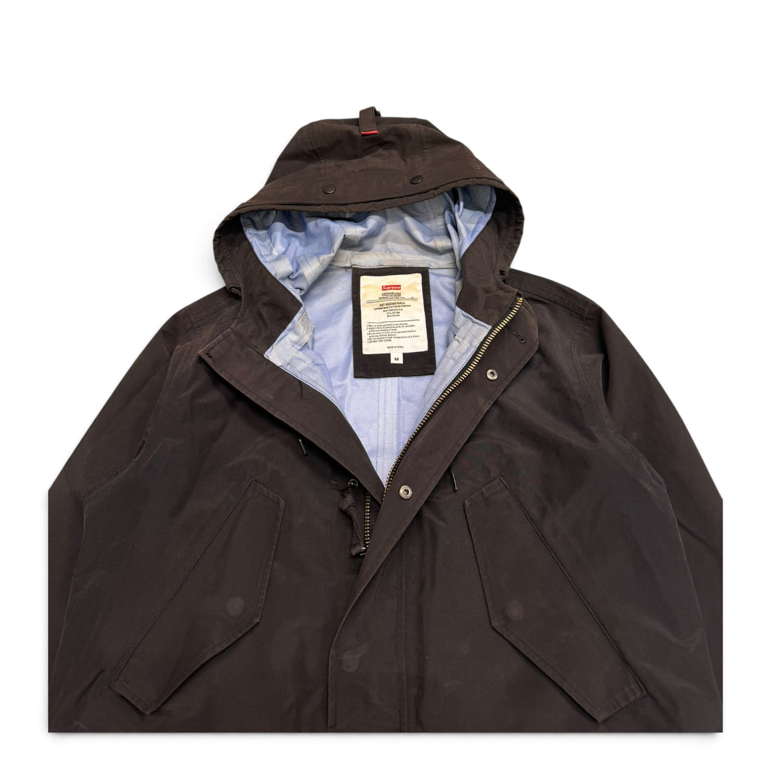 Supreme Military Style Fishtail Parka Jacket Black (M)