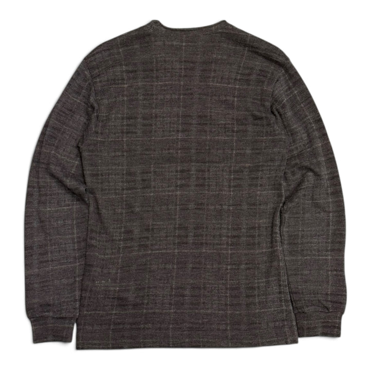 Vintage Comme Des Garçons Plaid Knit Jumper Grey (M)