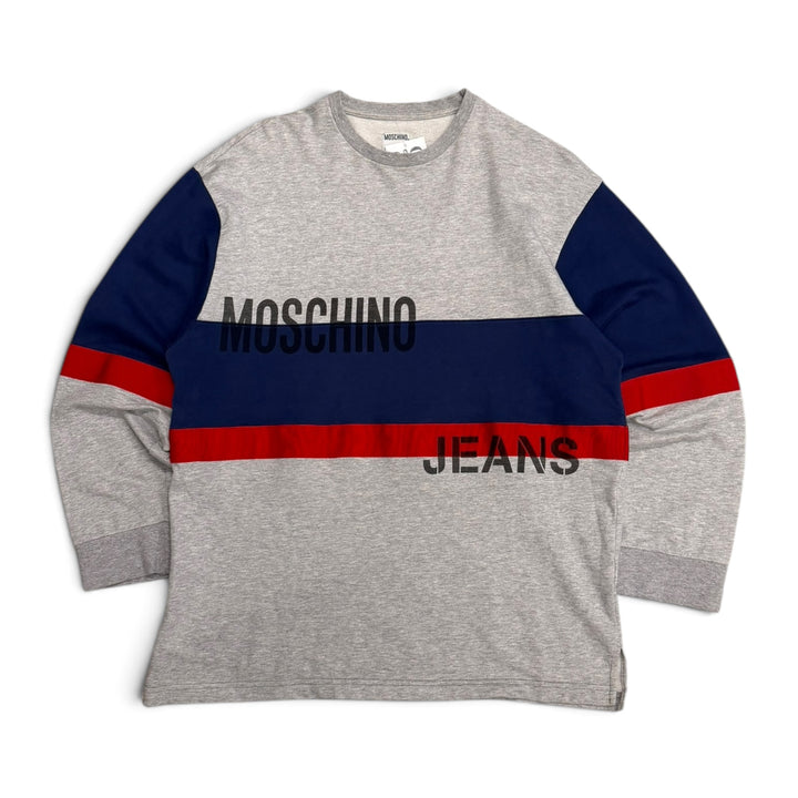 Vintage Moschino Long Sleeve T shirt Grey (L)