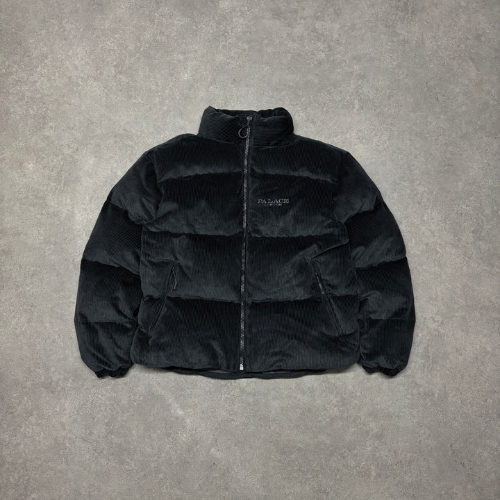 Palace Black Corduroy 3M Puffa Jacket (M)