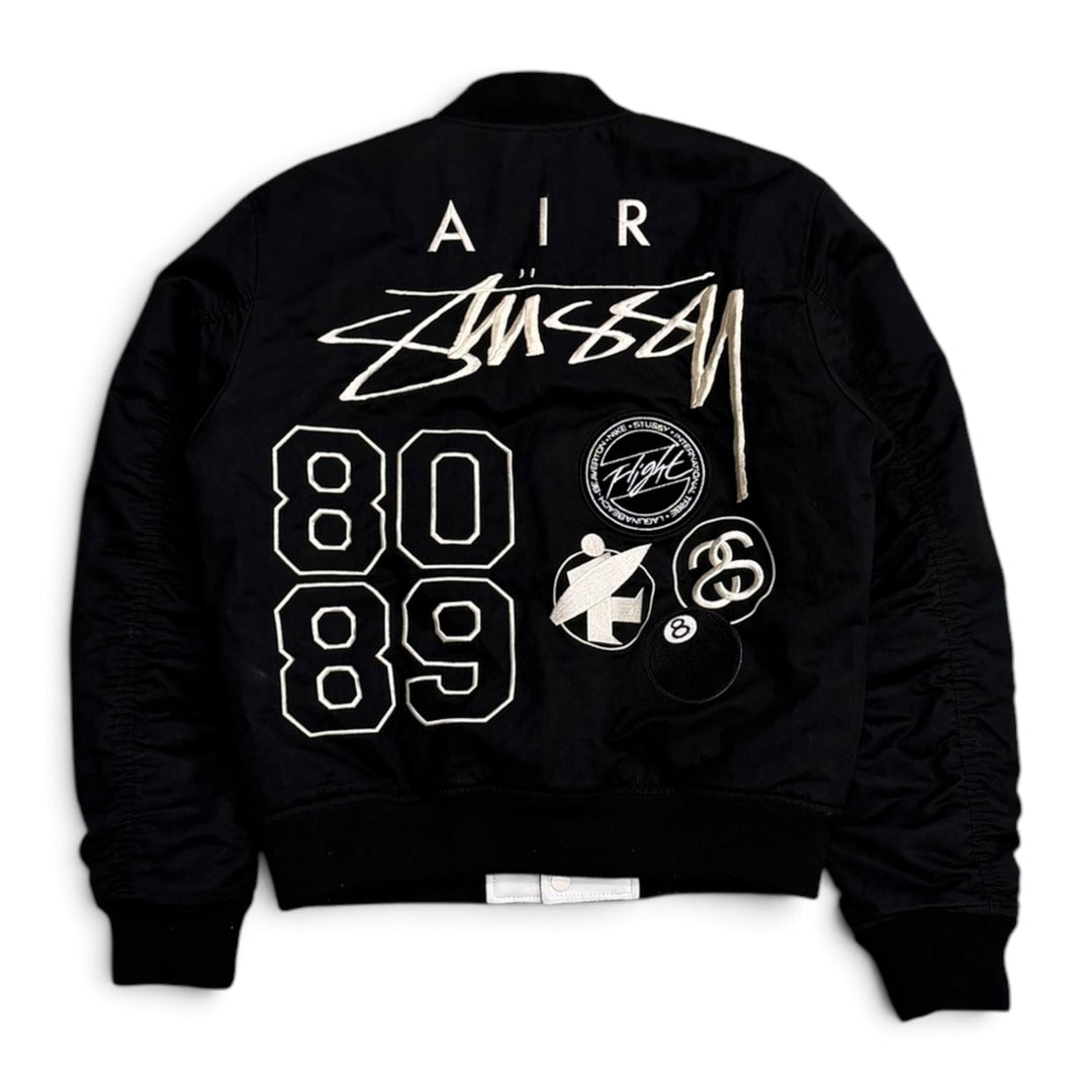 Nike X Stussy Reversible Bomber Jacket Black & White (XS)