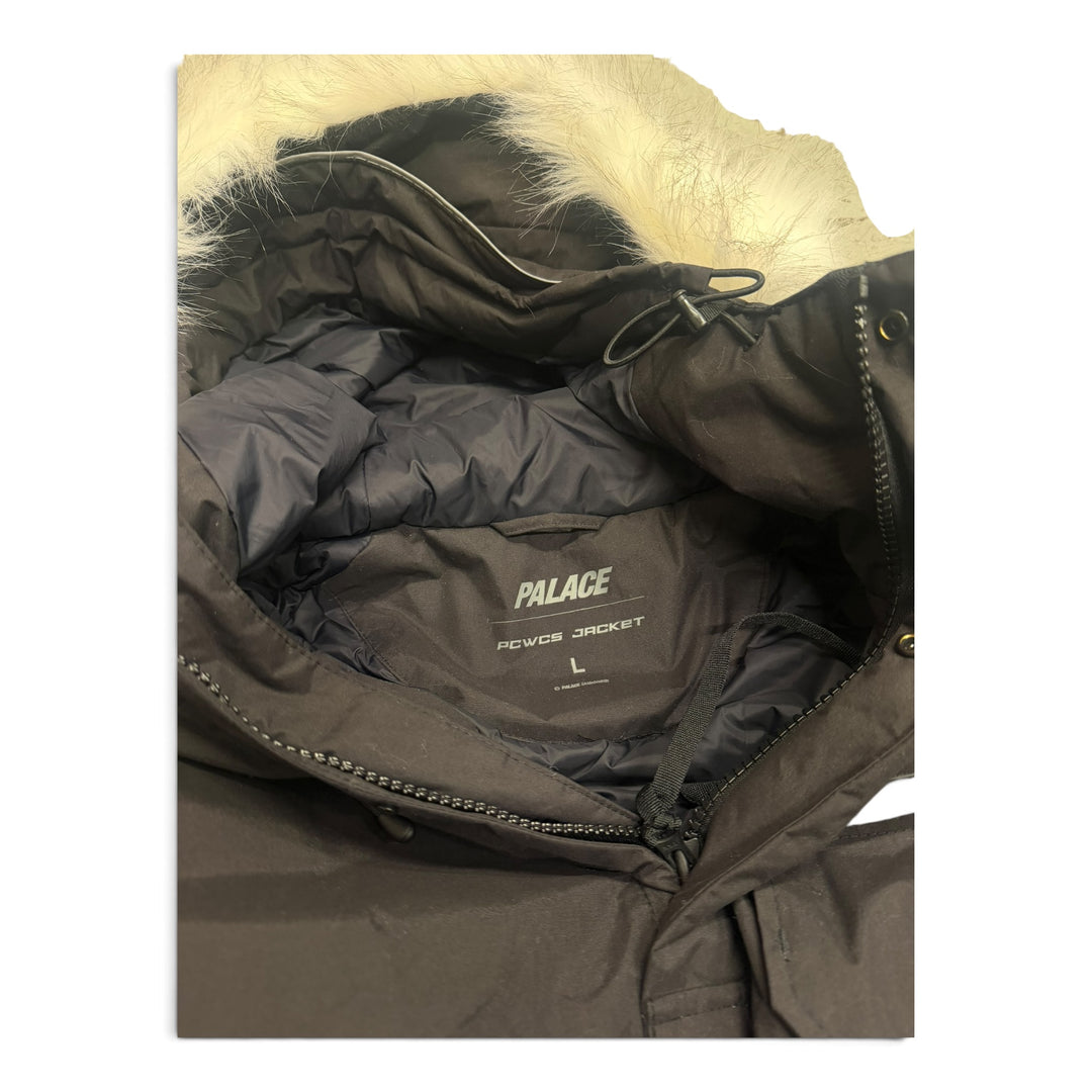 Palace PCWCS Hooded Puffer Jacket Black (L)