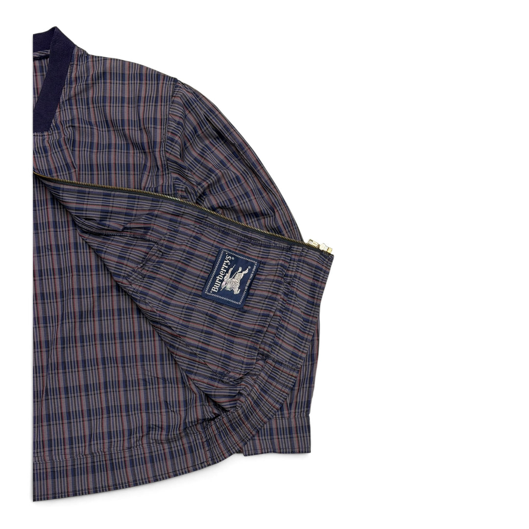 80’s Vintage Burberry Harrington Jacket Purple (L)