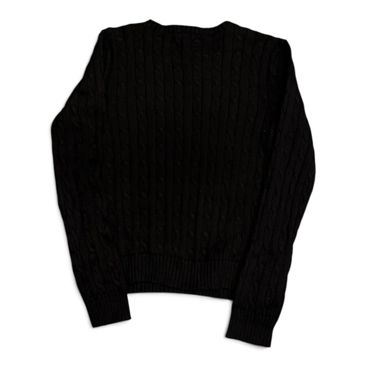 Vintage Polo Ralph Lauren Cable Knit Black (L)