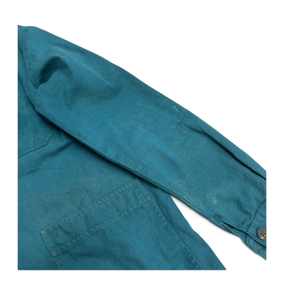 Vintage Distressed Green French Chore Jacket (M)