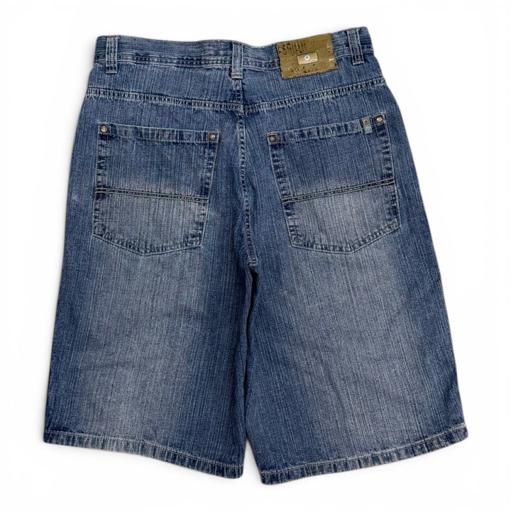 Vintage Southpole Baggy Denim Shorts Blue (36")