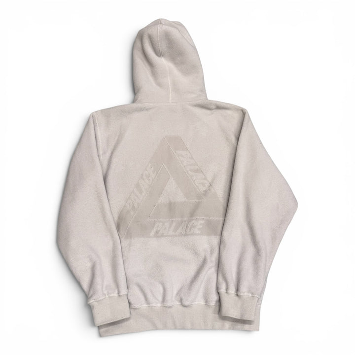 Palace Polartec Lazer Zip Up Fleece Hoodie White (M)