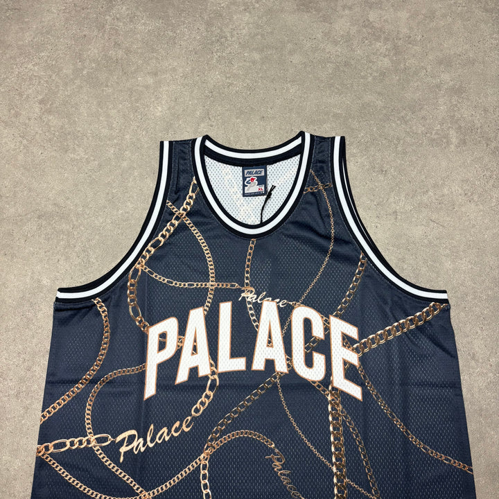 Palace Chain Navy Basketball Vest (XL)