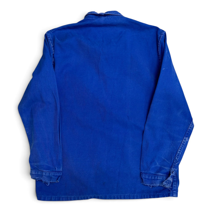 Vintage Distressed Blue French Chore Jacket (M)
