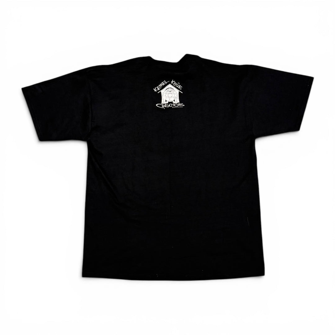 2001 Vintage Kennel Krue Black Graphic T-Shirt (XL)