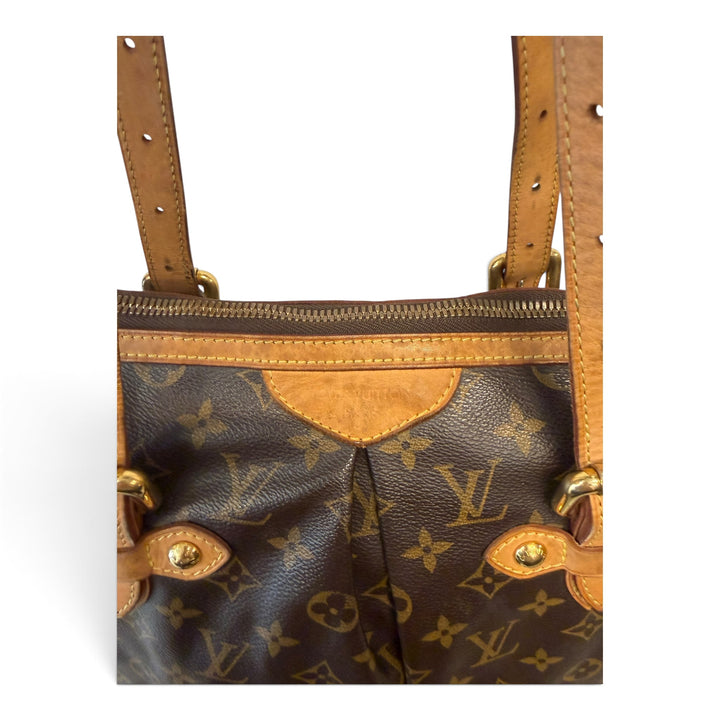Louis Vuitton Canvas Palermo Monogram  Shoulder Bag Monogram