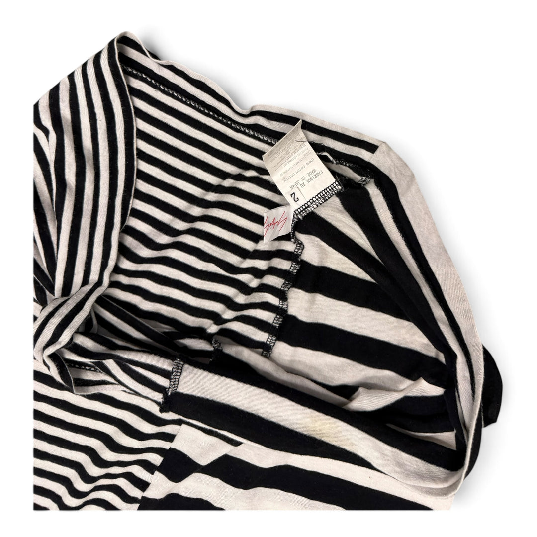 Yohji Yamamoto Noir Striped Top White (M)