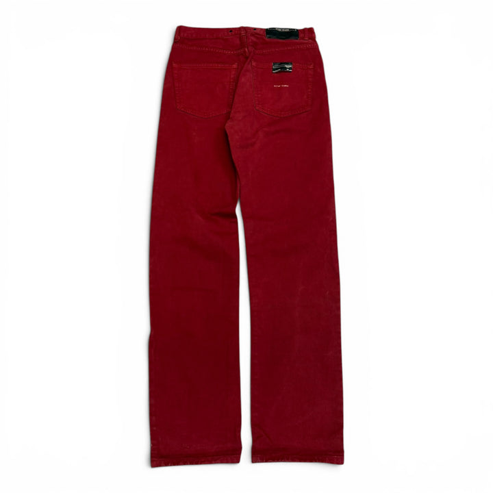 Vintage Stone Island Straight Fit Jeans Red 33"