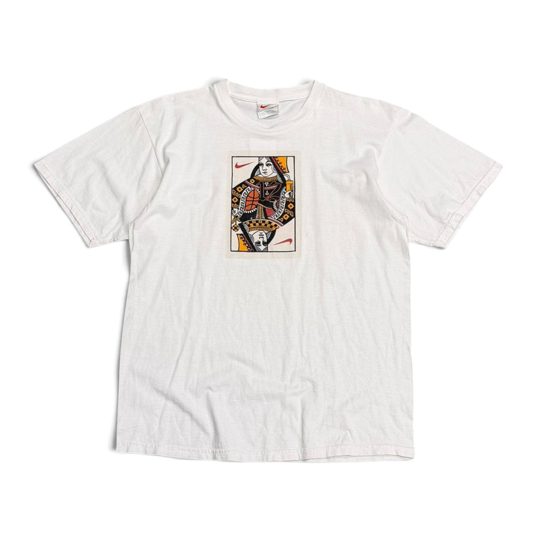Vintage Nike I am Queen Of This Court T shirt White (M)