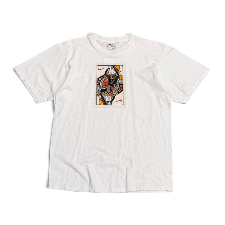 Vintage Nike I am Queen Of This Court T shirt White (M)