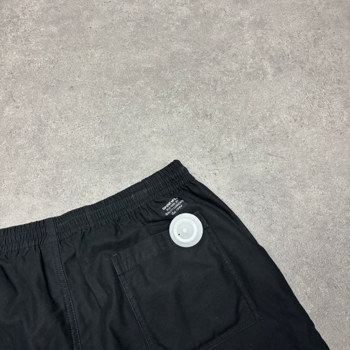 Supreme Black Elastic Waist Shorts (M)
