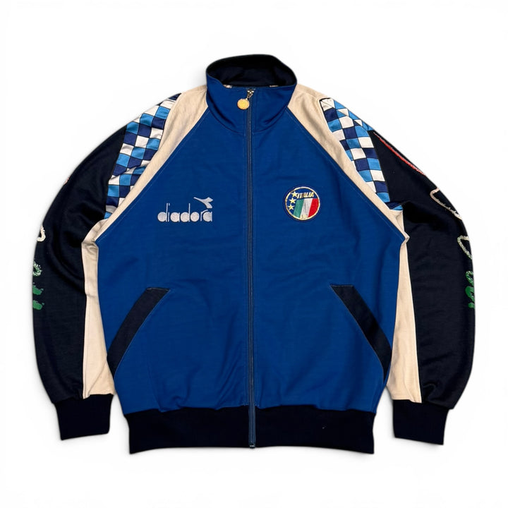 1990 Italy Diadora Track Jacket Set Blue (M)