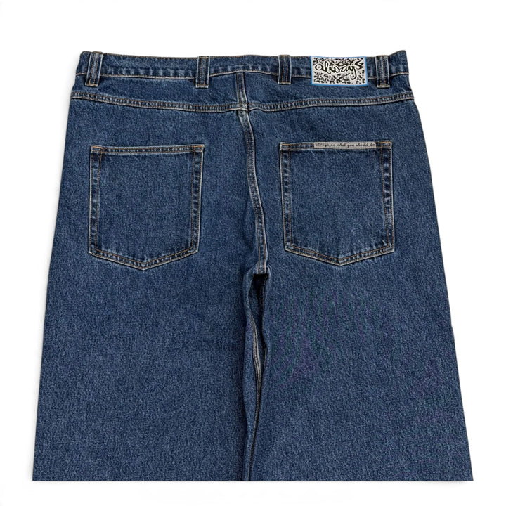 Always Do Blue Denim Baggy Trousers (XL)