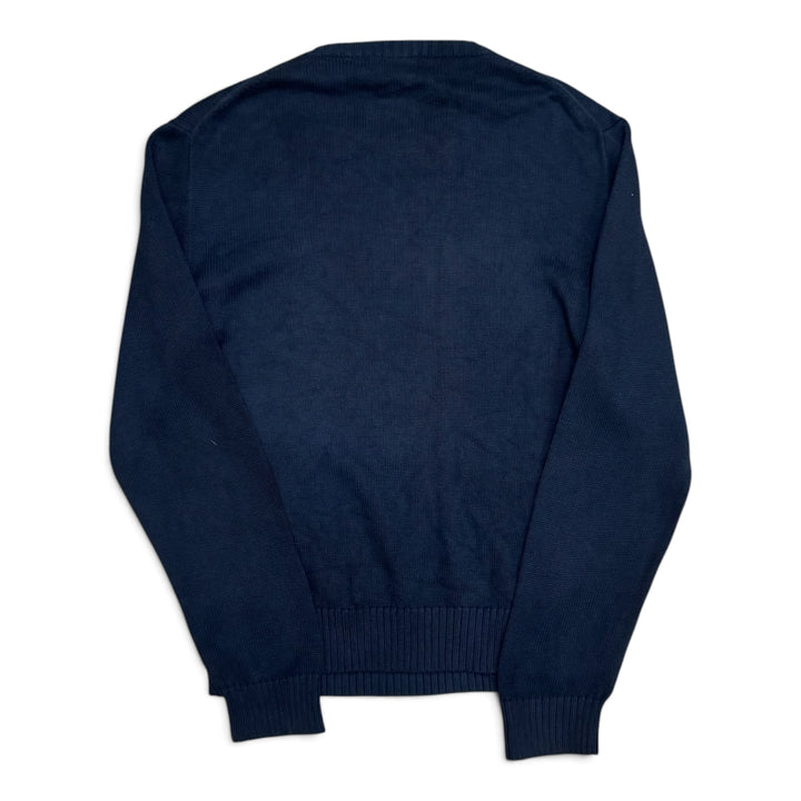 Vintage Polo Ralph Lauren Navy Knitted Jumper (L)
