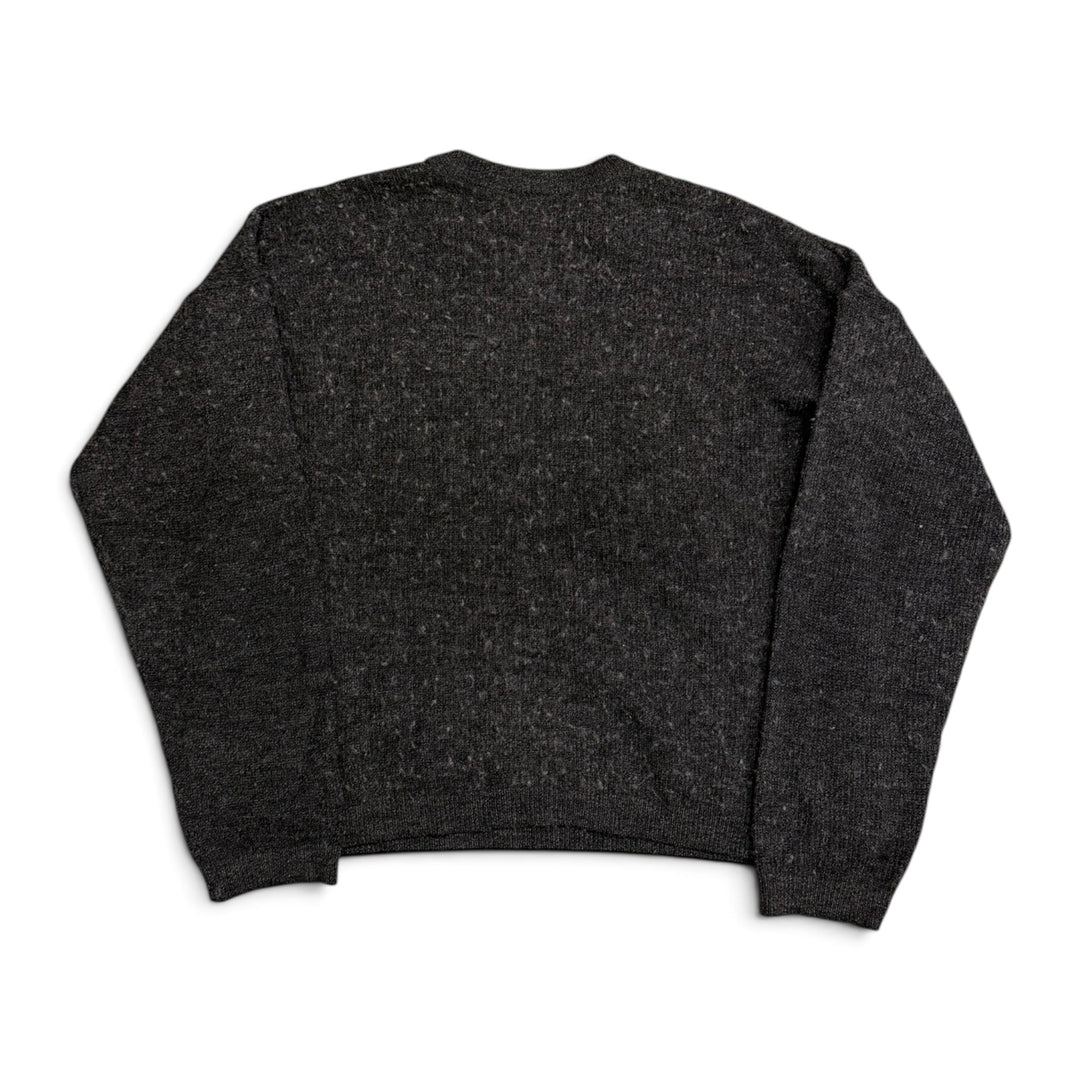 Vintage Lacoste Crew Neck Knit Jumper Grey (L)