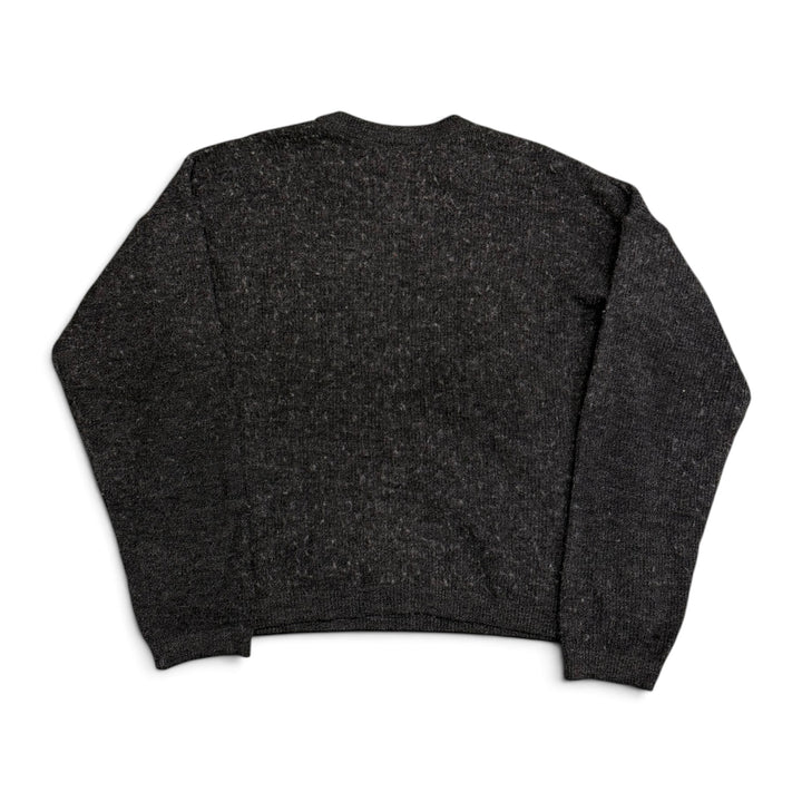 Vintage Lacoste Crew Neck Knit Jumper Grey (L)