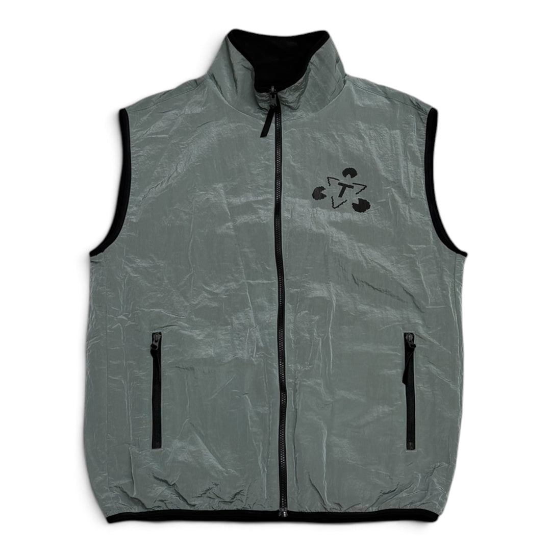 TTT Reversible Zip Up Vest Green (XL)