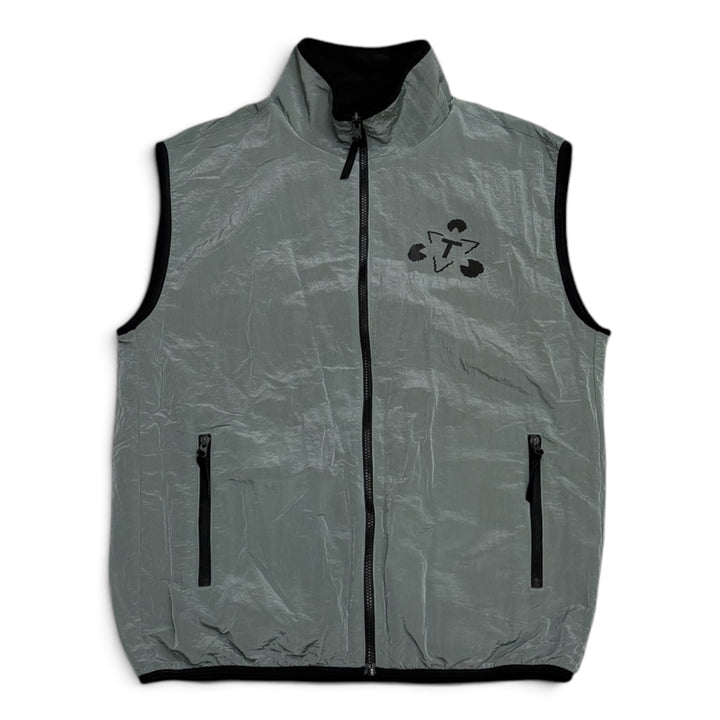 TTT Reversible Zip Up Vest Green (XL)