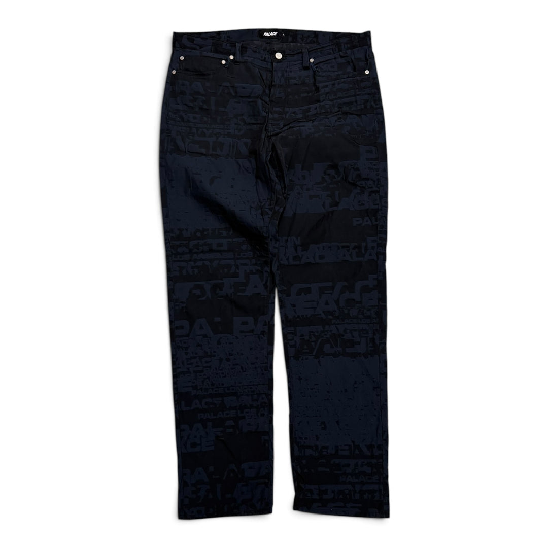 Palace Cities Jacquard Navy Two Piece Set (XL)
