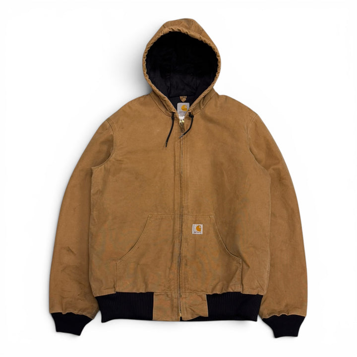 Vintage Carhartt Tan Fleece Lined Active Jacket (M)