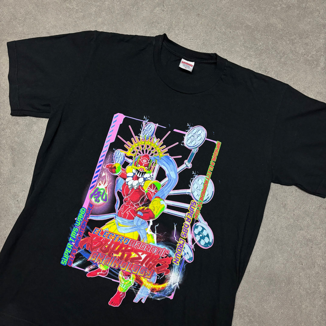 Supreme Electromagnetic Black Graphic T-Shirt (M)