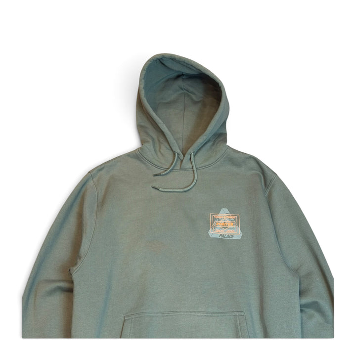 Palace x Porter Green Khaki Pullover Hoodie (M)