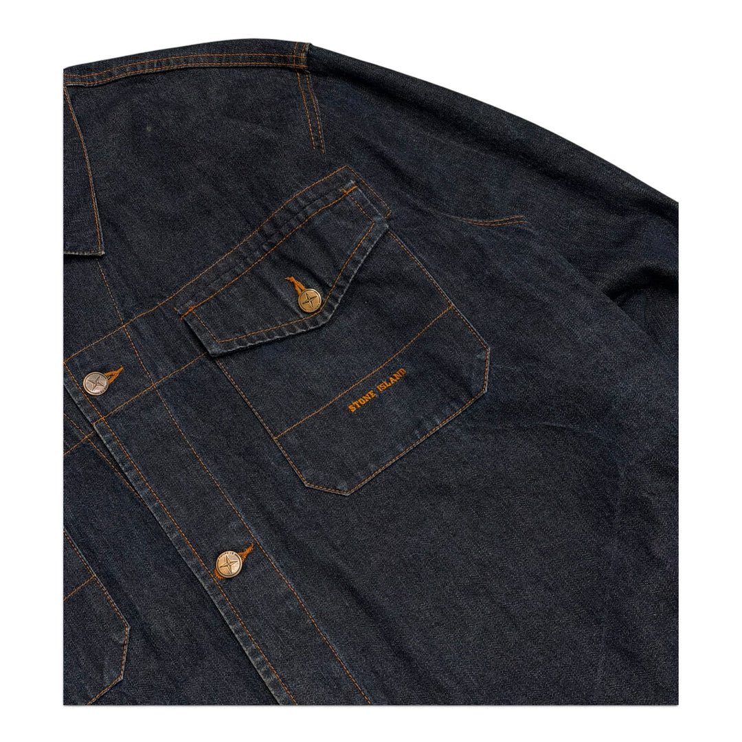 01 Stone Island Denims Button Up Jacket (L)