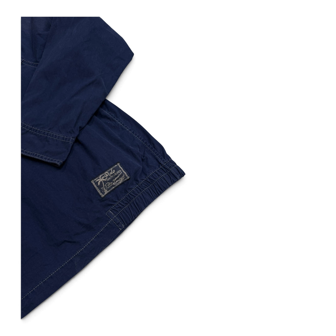 Vintage Polo Ralph Lauren Big Logo Hooded Jacket Navy (XL)