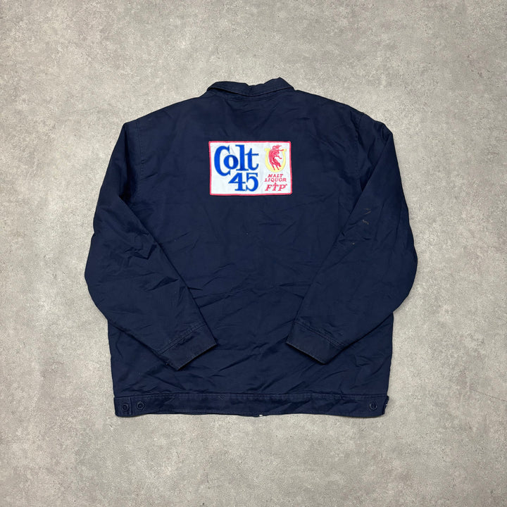 Colt 45 x FTP Navy Workwear Style Canvas Jacket (XL)