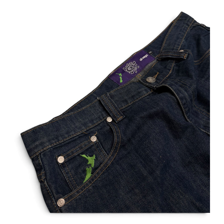 Always Do What You Should Do Baggy Jeans Blue (XXL)